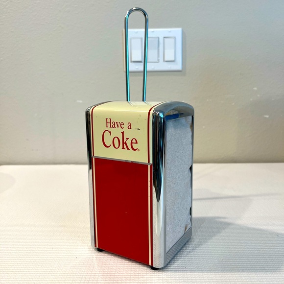 Vintage Coke Napkin Dispenser - Picture 1 of 1